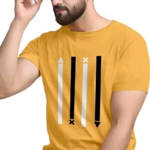 Rose Style Fashion Mastard Men Tshirt