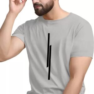 Dzee Grey Tshirt For Men