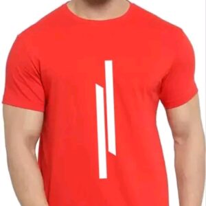 Dzee Red Tshirt For Men